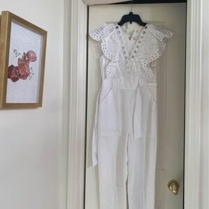 White Rebecca Taylor Jumpsuit